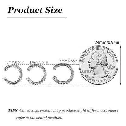 Ear Cuffs Non Piercing Ear Cuff Earrings for Women Gifts Trendy Stuff Clip on Cartilage Earrings Stacks Fake Earrings Jewelry Gifts - color: A4:clip on earrings C