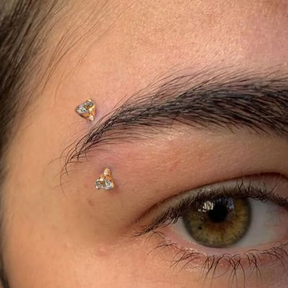 9PCS Gold Eyebrow Piercing Jewelry Titanium, Rook Jewelry Gold Surgical Steel Silver Eyebrow Rings for Women Men CZ Tiny Labret Lip Daith Navel Belly Button Helix Tragus Piercing Jewelry 16G 6mm/8mm/10mm - style: Gold