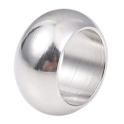 Stainless Steel Spacer Beads 10x5mm Rondelle Loose Charm Caps Beads for DIY Jewelry Making 20pcs with 7mm Hole - color: 10x5mm 7mm
