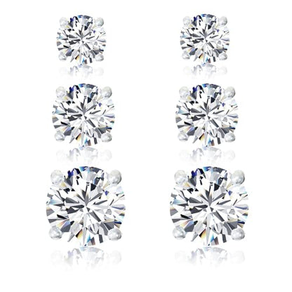 Earrings Holy Stud Earrings for Girls/Women, Sliver Gold Wedding Earrings for Bridesmaids - color: Flower Base|Silver