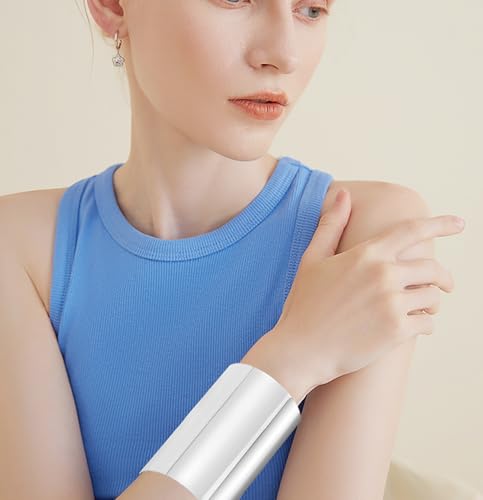 2Pcs Cuff Bangle Bracelet for Women Open Wide Wire Bracelets Gold Wrist Cuff Wrap Bracelet Adjustable - color: Silver1