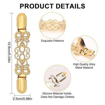 Cinch Clip 4 Pcs Sweater Clips for Cardigans | Vintage Style