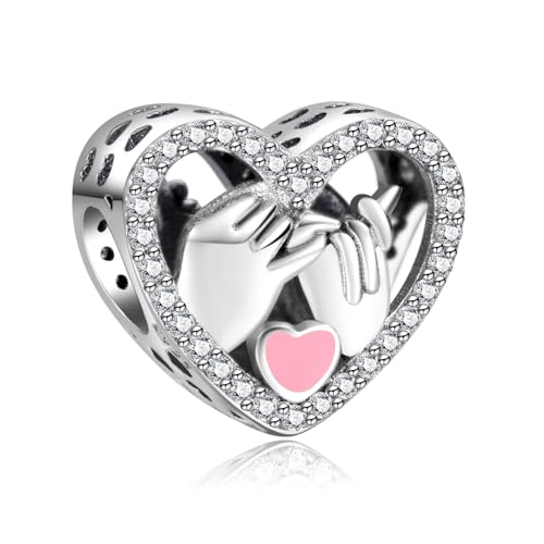 10 Pack Silver Bead Charms for Bracelets and Necklaces Pendant Dangle Beads Jewelry Gifts for Women Charm Set - color: Travel Hot Air Balloon