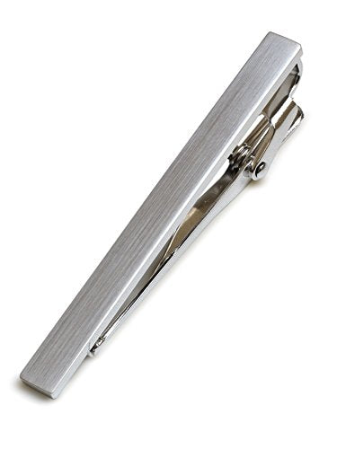 [TAVARAT] Tie Clip Tie Clips for Men Black Silver Tie Bar Tie Pin Tps-043 - style: silver