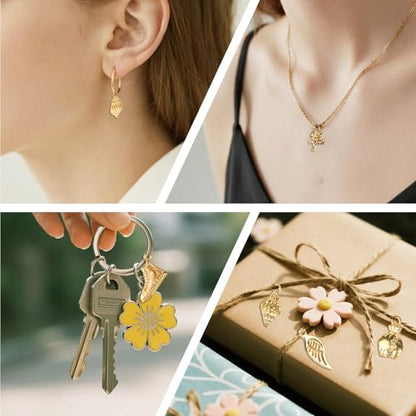 126 PCS Wholesale Bulk Lots Jewelry Making Charms, Mixed KC Gold Charms Letter A-Z Pendants DIY for Necklace Bracelet Jewelry Making and Crafting - color: Gold-126PCS