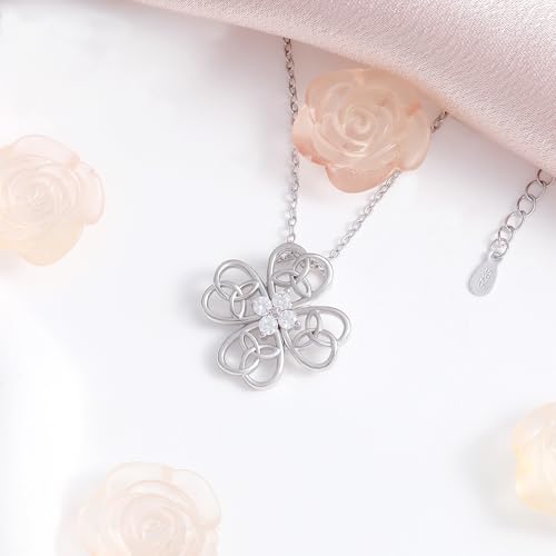 Sterling Silver Pendant Necklace Charms Hypoallergenic Fashion Jewelry Dainty Valentines Day Birthday Gift for Women - style: Celtic