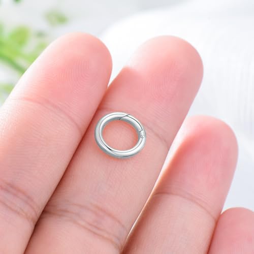 925 Sterling Silver Double Opening Lobster Clasp, Necklace Bracelet Anklet Jewelry Extender Clasp for DIY Jewelry Making (Style 4-2pcs) - style: style 4-2pcs