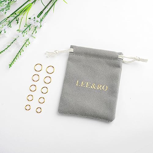 LEE&RO 16G 6MM 7MM 8MM 9MM 10MM Hinged Clicker Septum Rings 16G Nose Hoop Tragus Helix Cartilage Hoop Earrings - color: gold