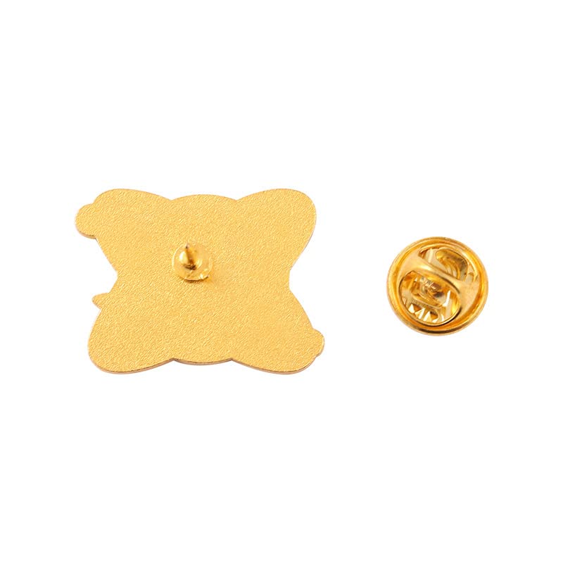 Cartoon Animal Enamel Brooch Set Cute Butterfly Duck Cat Lapel Pins for Backpacks Jacket Decoration Gifts for Friends - style: Solar System