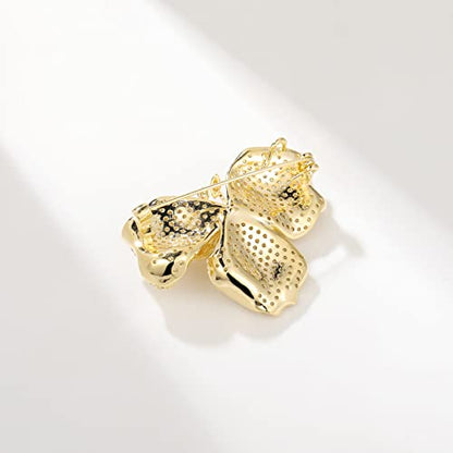 Brooches and Pins for Women Elegant Flower Pearl Brooches Costume Broches Jewelry Lady Christmas Pin for Women - style: Charming Pistil
