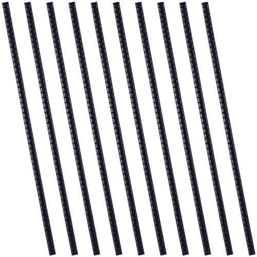Pndeyo 10pcs Headband Teeth Strips for DIY, 7.09x0.2, Black | Silicone, Anti-Slip, Self-adhesive, Hair Bands Teeth, for Women Girls Headbands Hair Accessories Craft - color: Black-7.09"x0.2"