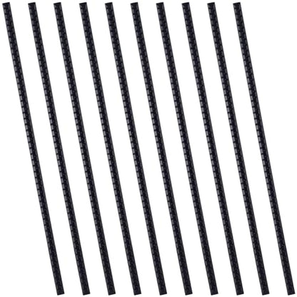 Pndeyo 10pcs Headband Teeth Strips for DIY, 7.09x0.2, Black | Silicone, Anti-Slip, Self-adhesive, Hair Bands Teeth, for Women Girls Headbands Hair Accessories Craft - color: Black-7.09"x0.2"