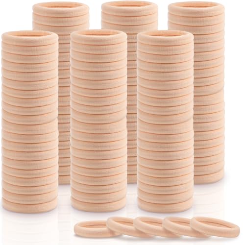 IKOCO 150PCS Hair Ties for Women, No Damage, Blonde | Cotton Ponytail Holders, Value Pack, Seamless Elastic, No Breakage, No Crease, Durable Hold, for Thick & Curly Hair - color: Blonde