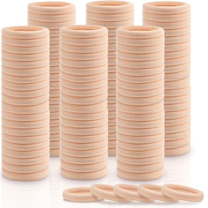 IKOCO 150PCS Hair Ties for Women, No Damage, Blonde | Cotton Ponytail Holders, Value Pack, Seamless Elastic, No Breakage, No Crease, Durable Hold, for Thick & Curly Hair - color: Blonde