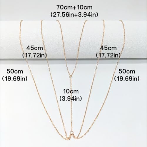 Gold Chain Belt - Fashion Waist Chain Belt with Moon, Butterfly Rhinestone & Layered Design - color: G1 -1pcs body chain- gold