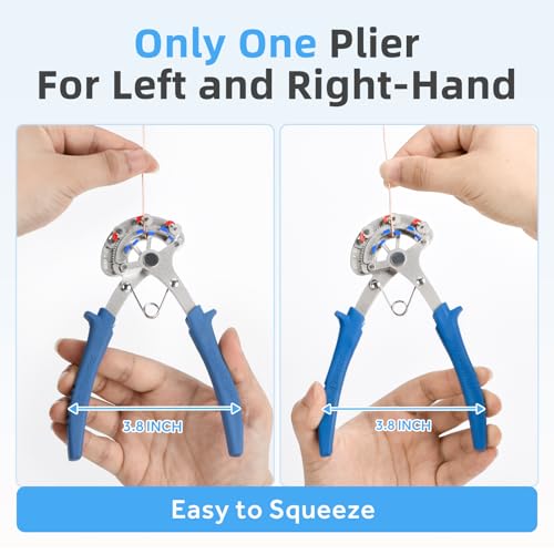 Looper Pliers in One Step for Jewelry Making 1.5mm-2.25mm-3mm Looping Size | Beading Looper Tool, Wire Looping Pliers for 24-18 Gauge Craft Wire, Patented