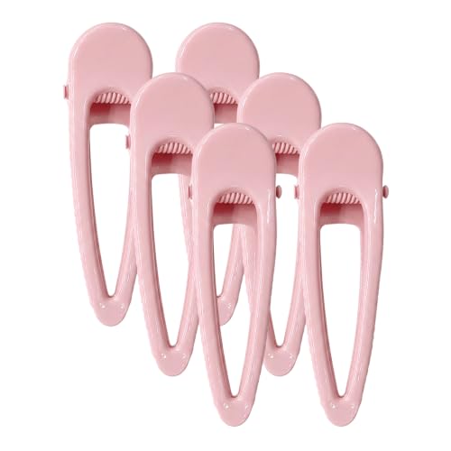 Elegant Hair Clips for Women, Premium Metal Barrettes with Anti-Slip Design - Stylish Hair Accessories for Daily & Party Hairstyles (20, Light Pink) - color: Light Pink