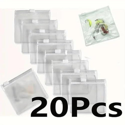 20-Pack Jewelry Storage Rolls – Reusable Zipper Bags for Accessories, Travel Essentials & Pill Organizer – Multifunctional Organizer Kit