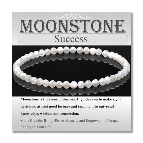 MASSIVE BEADS Natural Genuine Gemstone Beads Healing Crystal Chakra Reiki Jewelry Faceted Round Beads Bracelets 3mm - color: Blue Moonstone