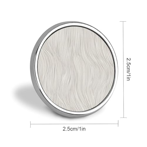 Minimal Elegant Line Pattern Organic Lines Round Brooch for Men Women Fashion Badge Collar Pin Dress Jacket Backpack Accessories