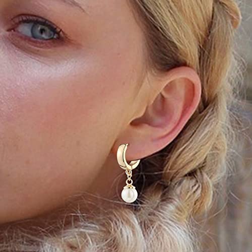 9 Pairs Gold Chunky Hoop Earrings Set for Women, 14K Gold Plated Twisted Huggie Hoop Earring Hypoallergenic, Lightweight Thick Open Hoops Earrings Jewelry Gifts. - color: B-9 Gold Hoop Earrings