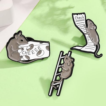 5Pcs Cute Coffee Cat Sloth Enamel Pin Set Cartoon Animal Coffee Cup Brooch Badges, Funny Lapel Pins for Backpacks, Jackets, Bags, Coffee Lover Gift - color: JH-018