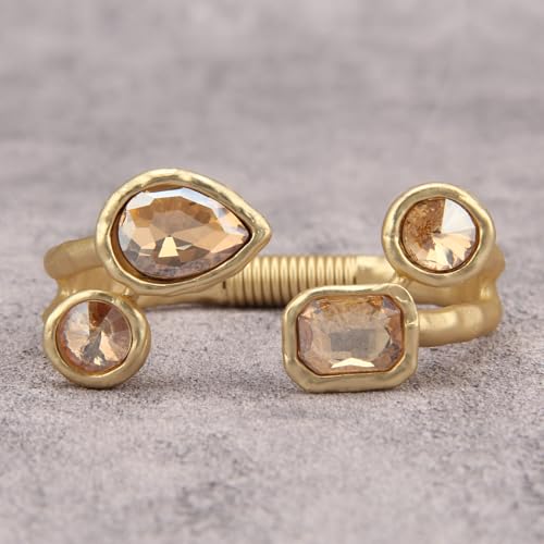 Chunky Bangle Bracelets for Women Cuff Bracelet Thick Gold Bangles Open Wide Arm Cuffs Bracelets Boho Jewelry - style: Chunky Gold Bangle