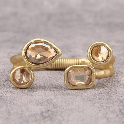 Chunky Bangle Bracelets for Women Cuff Bracelet Thick Gold Bangles Open Wide Arm Cuffs Bracelets Boho Jewelry - style: Chunky Gold Bangle