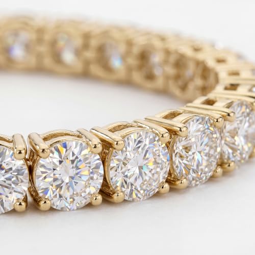 Tennis Bracelet for Women, Cubic Zirconia, Gold or Rhodium, 1.5-3mm | 18K Gold-Plated or Rhodium-Plated Brass, Cubic Zirconia, 1.5-3mm Widths, 6.5-7.5 in, Fade-Resistant, Jewelry Gift Box Ready - color: 2MM | Gold-plated | 6.5 in