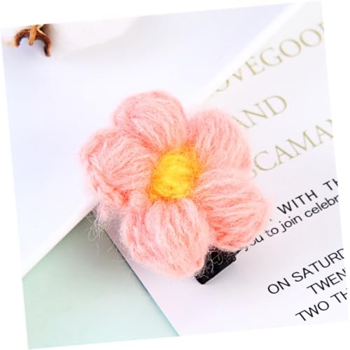 12pcs Flower Bobby Pins Hair Clips Mixed Colors Birthday Hair Accessories Sweet Headwear Set Random Color