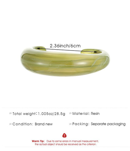 Chunky Resin Bangles Bracelet for Women Geometric Open Acrylic Cuff Bracelet Adjustable Acrylic Resin Wide Bracelets Irregular Wrist Bangle Bracelet for Women - style: Style7