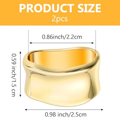 2-Pack Silk Scarf Ring Metal Silk Scarves Shawl Clip Oblate Minimalist Geometric Scarf Slide Buckle Brooches Clothing Accessories for Women Shawls and Scarves Gold Silver