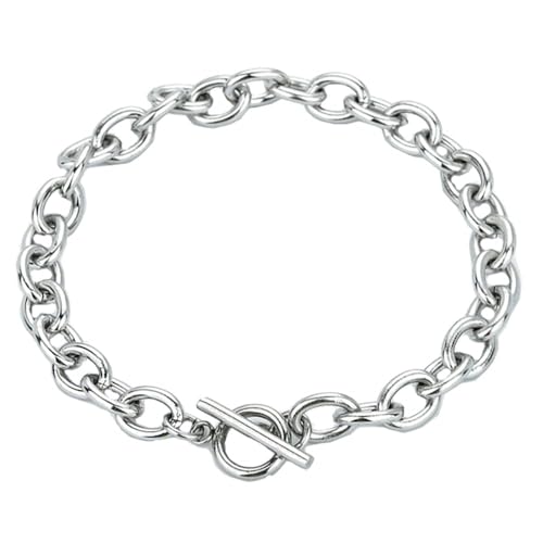 925 Sterling Silver Plated Bracelets for Women Love Heart Charm Chain Bracelet Bangle Fashion Jewelry Gifts - style: gold