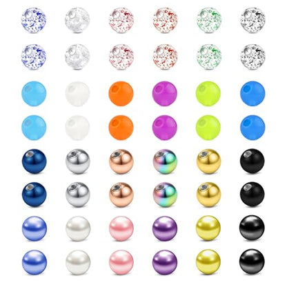 Briana Williams 16G 3mm Replacement Balls & 14G 5mm Piercing Balls & 16G 18G 2.5mm-8mm Piercing Balls for Body Jewelry Piercing Barbell Parts - color: B1 -14g, 5mm