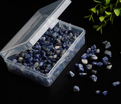 Natural Chip Stone Beads Lapis Lazuli 5-8mm About 400 Pieces Irregular Gemstones Healing Crystal Loose Rocks Bead Hole Drilled DIY for Bracelet Jewelry Making Crafting (5-8mm, Lapis Lazuli) - color: Lapis Lazuli