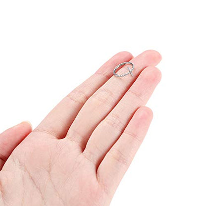 16G Cartilage Earring Hoop 316L Surgical Steel Daith Helix Conch Earrings Tragus Rook Earrings CZ Opal Septum Jewelry Seamless Clicker Nose Rings Hinged Segment Ring Hoop Earring for Women Men - color: 1PC,Silver,Cross CZ