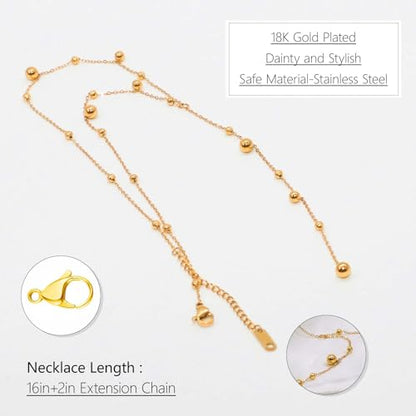 Lariat Gold Necklace for Women, Dainty Long Necklace Gold/Silver Plated Y-Shaped Pendant Necklace, Trendy Drop Necklaces Simple Gold Jewelry Gifts For Women - style: Modern