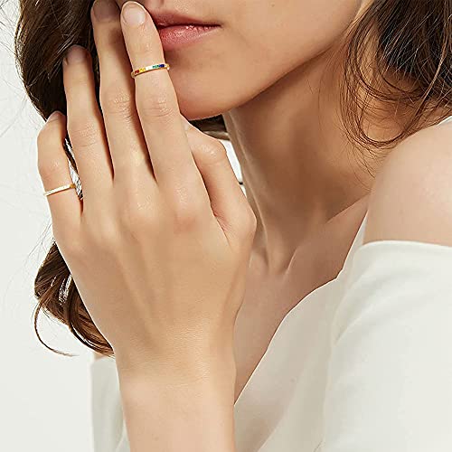 MILACOLATO Toe Rings for Women 925 Sterling Silver Adjustable Toe Ring | Adjustable Open Band Toe Rings, Hypoallergenic Ring for Sensitive Skin, Non Tarnished Waterproof Summer Beach Foot Jewelry - color: Gold-Color Zircon