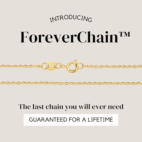 KISPER Dainty Gold Cable Chain Necklace Women 24K Plated Stainless Steel | 1.5mm, 14-30 in, non-tarnish, waterproof, hypoallergenic, nickel-free, spring ring clasp