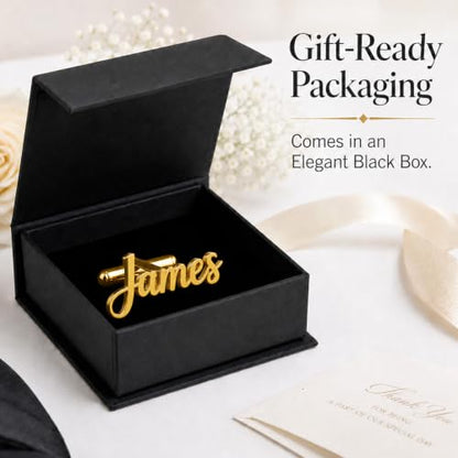 Custom Name Cufflinks for Men, Personalized Cuff Links with Raised Script Monogram, Wedding Cufflinks for Groom Groomsmen Best Man Father of Bride Husband Dad Anniversary Birthday Gifts - color: CC