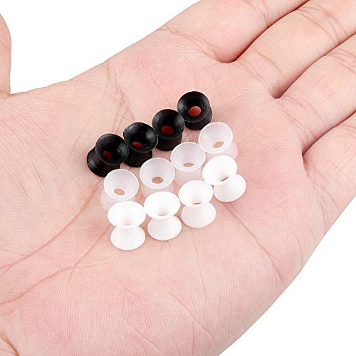 Cisyozi 10G-50mm Thin Silicone Gauges for Ear Flexible Double Flare Gauges Tunnels Expander Stretching Gauge Earlets Plugs Gauges Kit Earlets Retainer Same Sizes 3 Colors - style: 4G=5mm