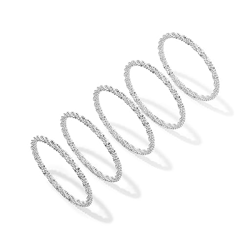 Stackable Rings for Women Non Tarnish Dainty 14K Gold Plated Stacking Cubic Zirconia Thumb Rings Set Trendy Bands Rings Statement Promise Wedding Engagement Jewelry Gift - style: Style-5