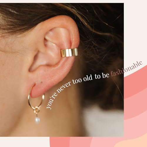 14k Gold Filled Ear Cuff | Adjustable Ear Cuff | Non Pierced Earring | 10mm | Handmade | Non-Tarnishing | Cartilage Piercing | Smooth Design