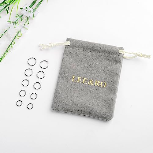 LEE&RO 16G 6MM 7MM 8MM 9MM 10MM Hinged Clicker Septum Rings 16G Nose Hoop Tragus Helix Cartilage Hoop Earrings - color: silver
