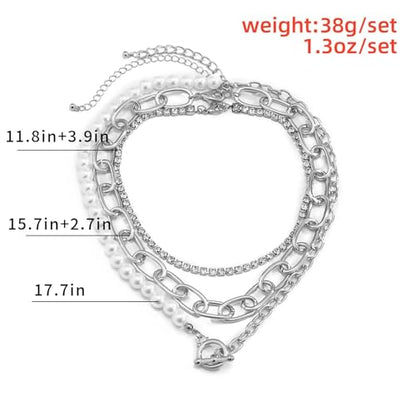 Gold Stack Necklace Chunky Necklaces for Women Trendy Coin Pendant Long Necklaces Western Jewelry for Women Cowgirl Cowboy Chic Country Outfit Boho Accessories Birthday Jewelry Gifts - color: J1:silver boho necklaces