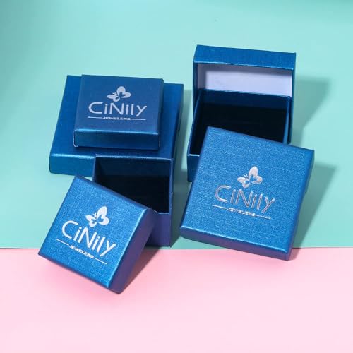 CiNily Rectangular Crystal Necklace for Women Trendy, Pendant Necklace with Chain 14K White Gold | Gold Plated Multicolor Birthstone Pendant Necklaces Boho Jewelry for Christmas Birthday Wedding - color: Silver-Green cz