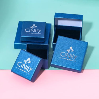 CiNily Rectangular Crystal Necklace for Women Trendy, Pendant Necklace with Chain 14K White Gold | Gold Plated Multicolor Birthstone Pendant Necklaces Boho Jewelry for Christmas Birthday Wedding - color: Silver-Green cz