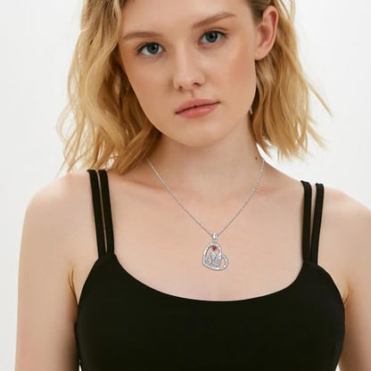 Sterling Silver Halloween Necklace Gothic Jewelry Gifts for Women Men - style: Skeleton