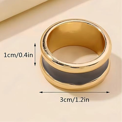 SYWDUDUCLT Scarf Ring for Women's Shawl, Silk Neckerchief, Tshirt, Gold/Sivler, S/M/L, 2 Pcs - style: Cylinder