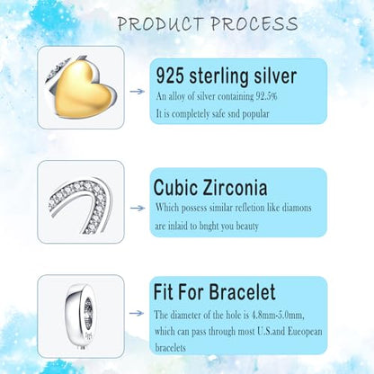 HappyStar Sterling Silver Letter Charms for Bracelets Alphabet Initial Dangle Charms Bead fit Pandora Bracelets Jewelry Gifts for Women - color: Letter charms Q